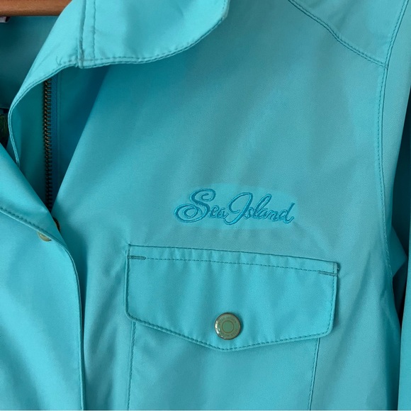 Peter Millar Element Water Blue Waterproof Jacket Size Large - Picture 10 of 14